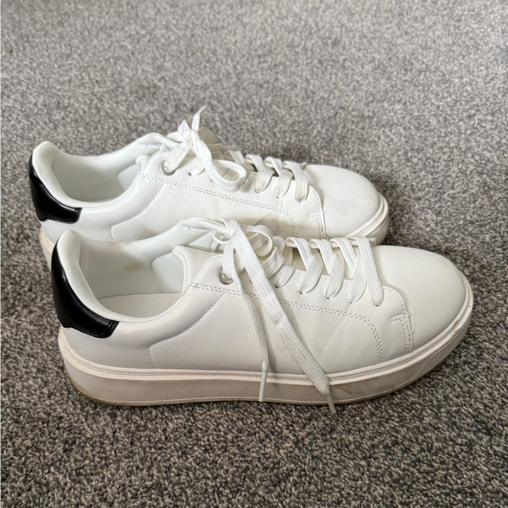 White and Black Women’s Sneakers